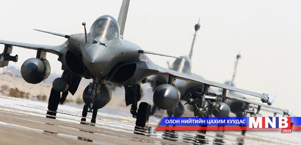 Франц улс "Исламын улс" бүлэглэлд агаараас цохилт өгч байна