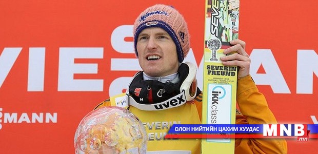 Дэлхийн цомын цуврал тэмцээнийг Германы тамирчин тэргүүлж байна
