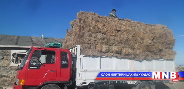 440 боодол өвсийг малчдад үнэгүй тарааж байна