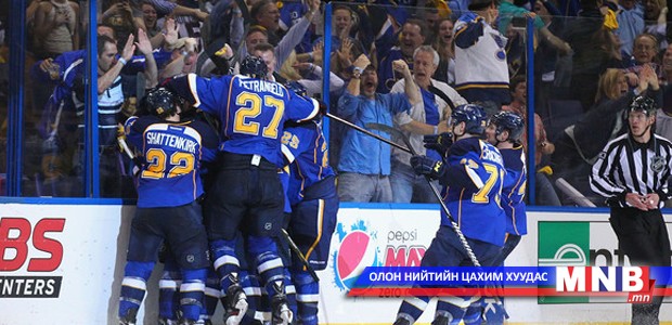NHL: "Сэйнт Луис Блюс" улирлын 25 дахь хожлоо авлаа