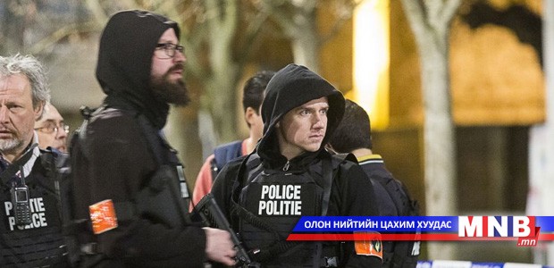 Брюсселийн халдлагын сэжигтнийг эрэн сурвалжилж эхэллээ