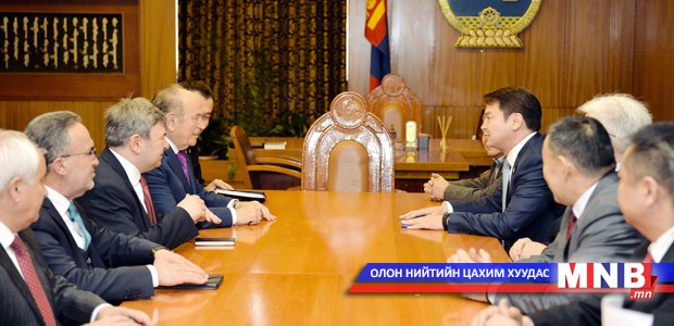 Ерөнхий сайд Ч.Сайханбилэгт Истанбул хотын захирагч Кадир Топбаш бараалхлаа