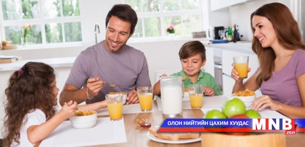 Гэр бүлийн зөв хооллолт