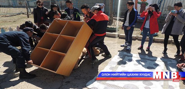 "Өсвөрийн аврагч" тэмцээний бэлтгэл ажлын хүрээнд сурагчдыг дадлагажуулав