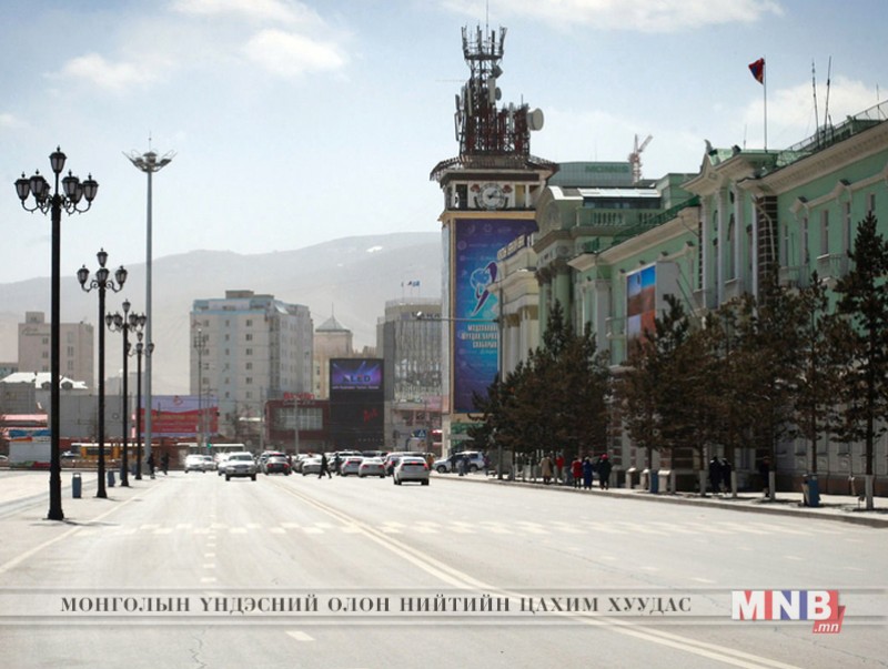 Өнөөдөр Чингисийн талбайн баруун талын замыг хэсэгчлэн хаана