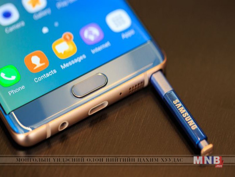 “Galaxy note 7” ухаалаг утсыг зах зээлээс татаж эхэллээ