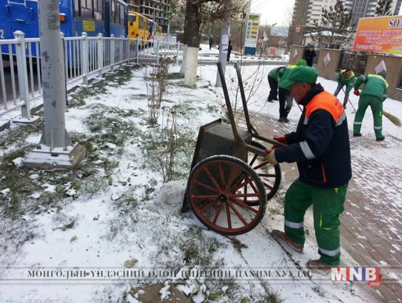 Мод, бутыг цасаар маналаа