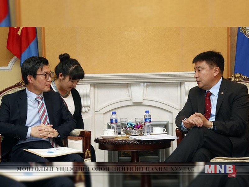 С.Батболд Усны нөөцийн “K-WATER” корпорацийн төлөөлөгчдийг хүлээн авч уулзлаа