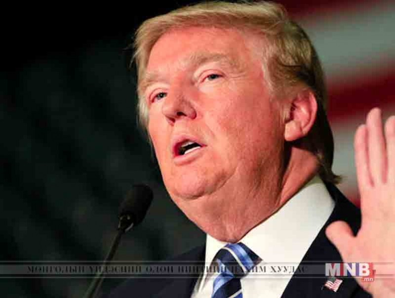 Дональд Трамп олон нийтэд хандан мэдэгдэл хийлээ