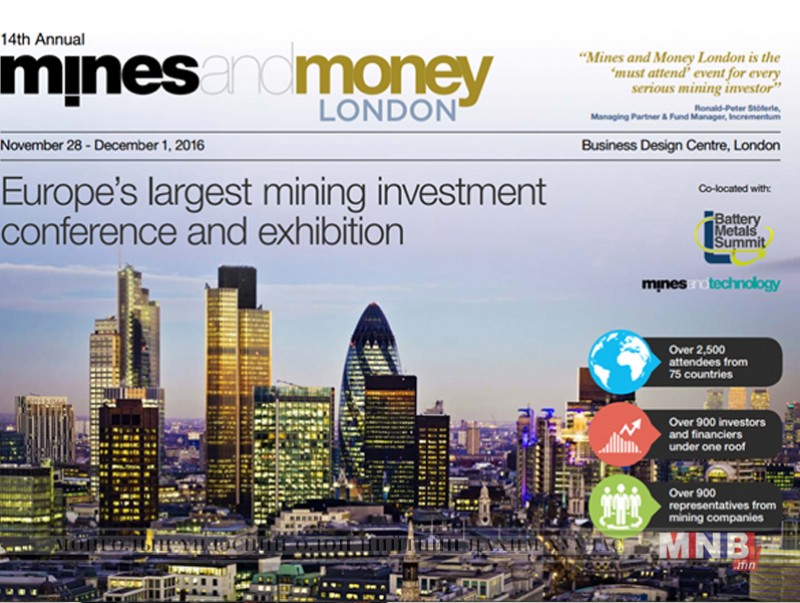 Лондонд болох “Mines and Money” хөрөнгө оруулагчдын чуулганд Монгол Улс оролцоно