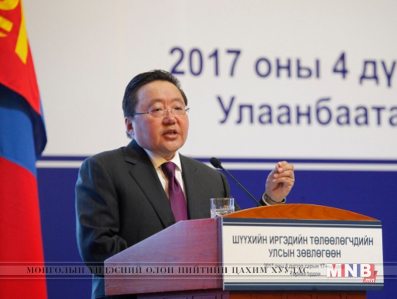 Монгол Улсын Ерөнхийлөгч Ц.Элбэгдорж: Төр яаж ажилладгийг шүүх харуулдаг