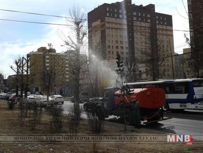 Ногоон байгууламжийн усалгаанд саарал ус ашиглаж байна