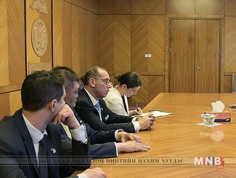 УИХ дахь Монгол, Израйлын парламентын бүлгийн гишүүд Израйль Улсын Элчин сайдыг хүлээн авч уулзав