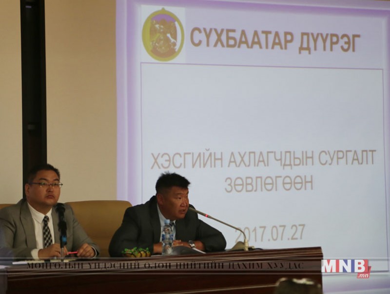 Хэсгийн ахлагч нарт зориулсан сургалт болов