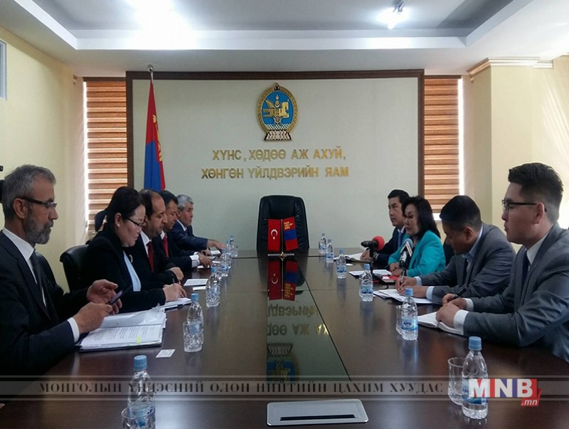 Турк улсын Гааль, худалдааны дэд сайдыг хүлээн авч уулзав