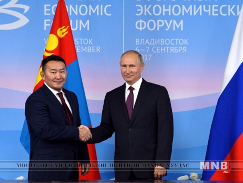 Монгол Улсын Ерөнхийлөгч Х.Баттулга, ОХУ-ын Ерөнхийлөгч В.Путин нар уулзав