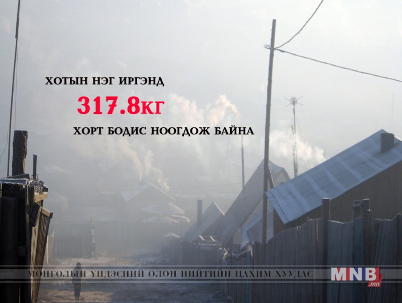 Хотын нэг иргэнд 317.8кг хорт бодис ноогдож байна