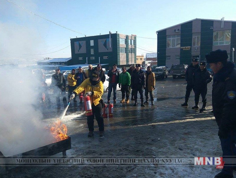 Галын аюулаас урьдчилан сэргийлэх дадлага сургууль хийлээ