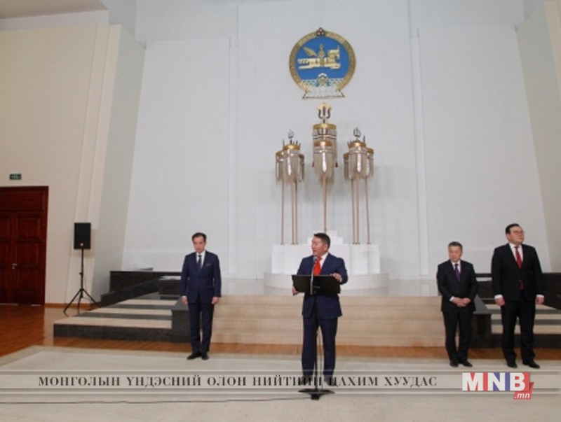 Монгол Улсын Ерөнхийлөгчийн зарлигаар дипломат цол олгов