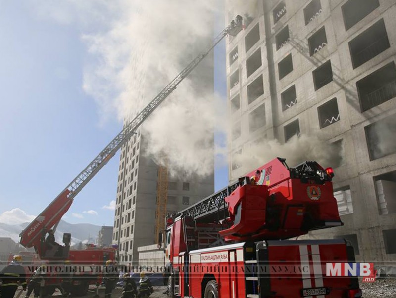Өндөр барилгад гарсан гал түймрийг унтраах тактикийн сургууль зохион байгууллаа