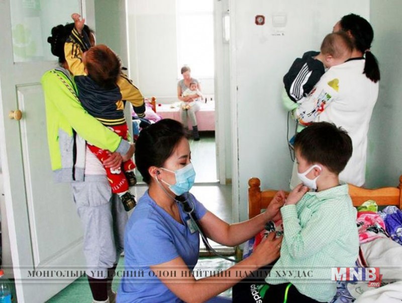 Томуу, томуу төст өвчний 2921 тохиолдол оношлогдож, хүүхдийн орны ачаалал 34.6 хувиар нэмэгджээ