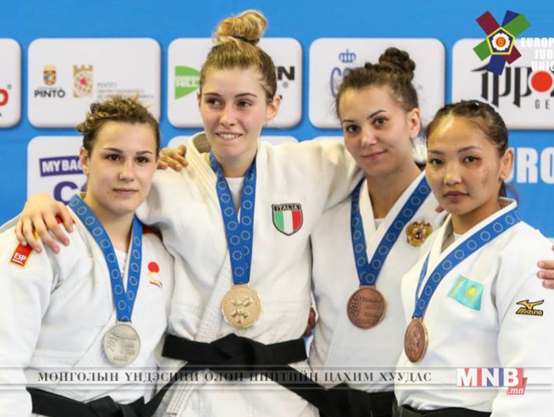 Г.Отгонцэцэг “European judo open Madrid-2018” тэмцээнээс хүрэл медаль хүртжээ