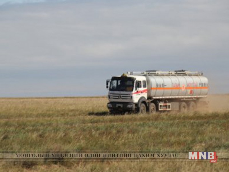 Газрын тосны тээвэрлэлийг зогсоолоо