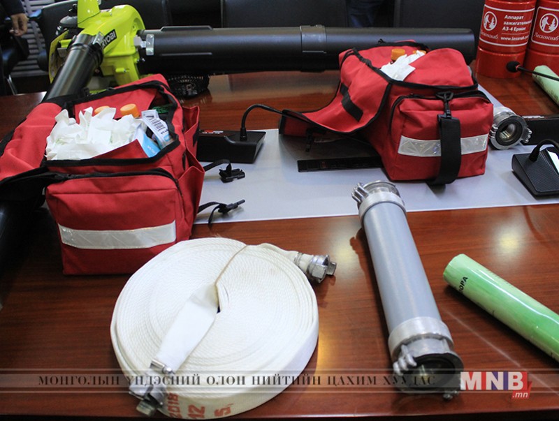 Тусгай хамгаалалттай газруудад гал түймэр унтраах тоног төхөөрөмж, багаж хэрэгсэл өглөө