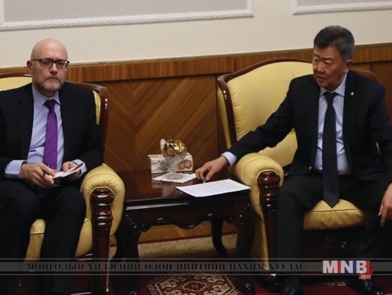БНФУ-ын Элчин сайдыг хүлээн авч уулзав