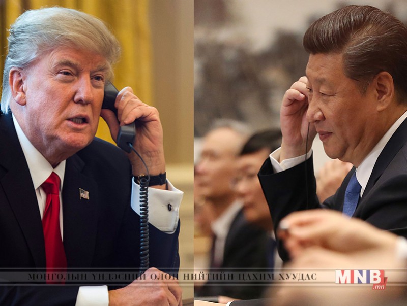 Дональд Трамп, Ши Жиньпин нар утсаар ярилаа