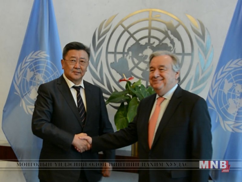 Сайд Н.Энхболд НҮБ-ын Ерөнхий нарийн бичгийн даргатай уулзав