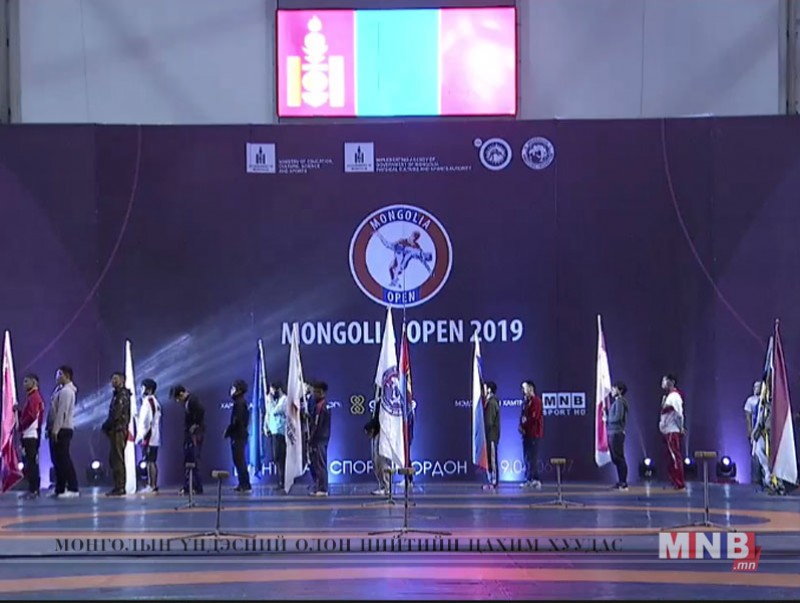 “Mongolia open” Чөлөөт бөхийн Олон Улсын тэмцээний нээлтийн ажиллагаа