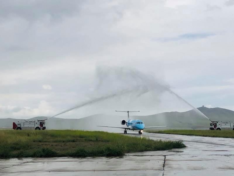 “Аэро Монголиа” компани хоёр дахь “Embraer”-аа угтан авлаа
