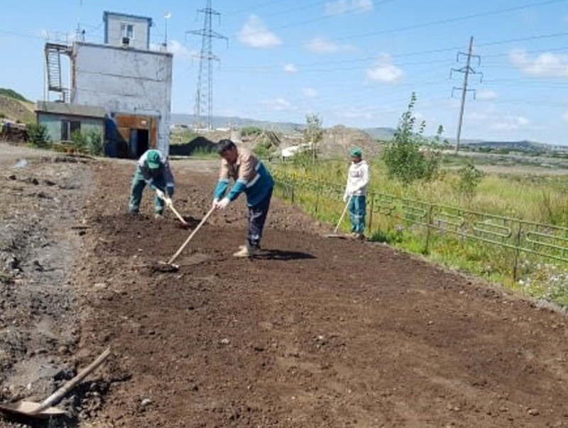 Дулааны цахилгаан станцын үнс, төв цэвэрлэхийн лагийг ашиглан нөхөн сэргээлтийн туршилт хийв
