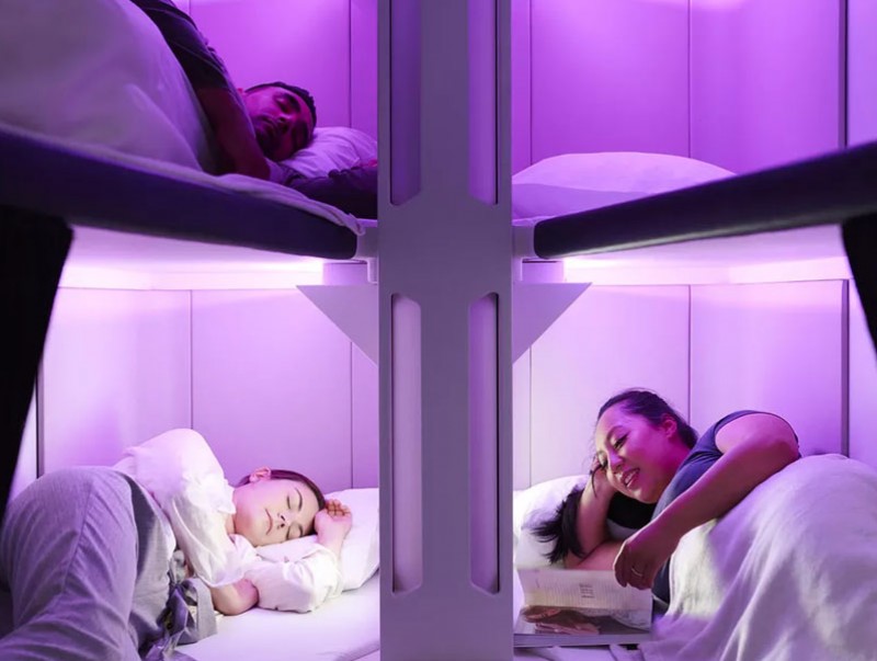 "Air New Zealand" компани зорчигчдод унтлагын орыг санал болгоно