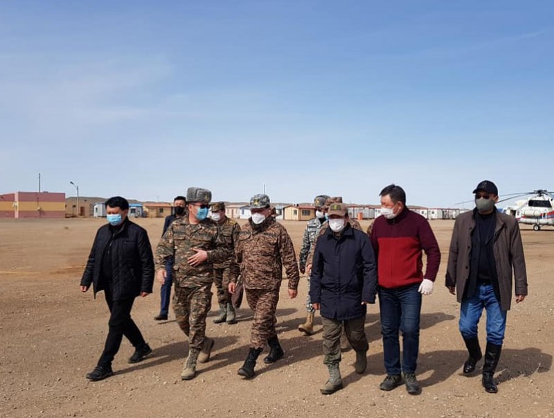 Шадар сайд Ө.Энхтүвшин Гашуун сухайт боомтод ажиллаж байна