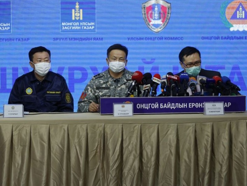 Улсын онцгой комиссын Шуурхай штабаас мэдээлж байна