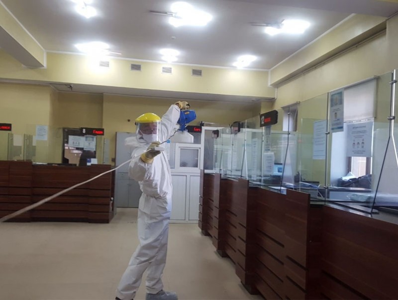 18.958 м.кв талбайд давтан ариутгал хийгээд байна