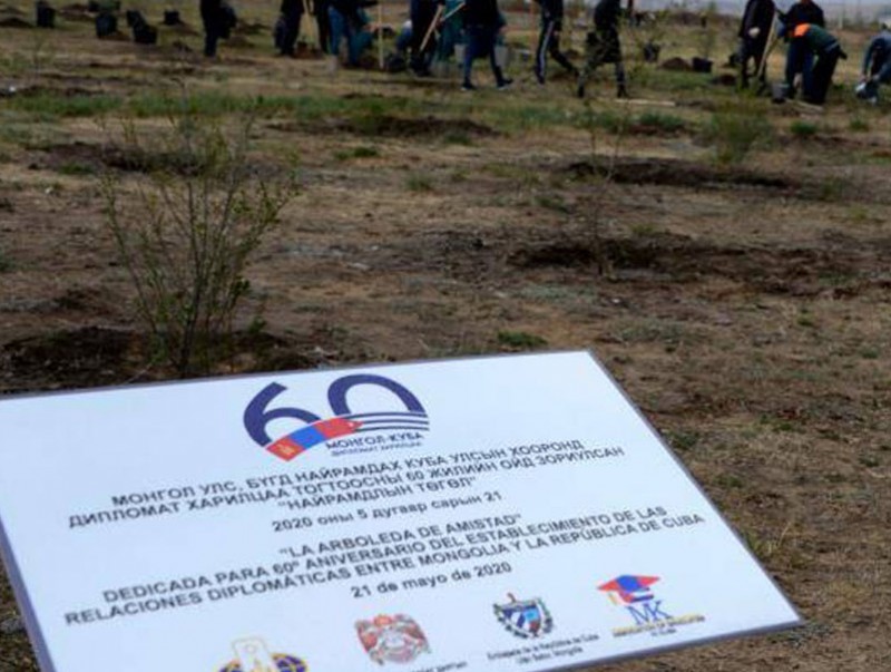 60 жилийн ойн нэрэмжит “Найрамдлын төгөл” байгууллаа