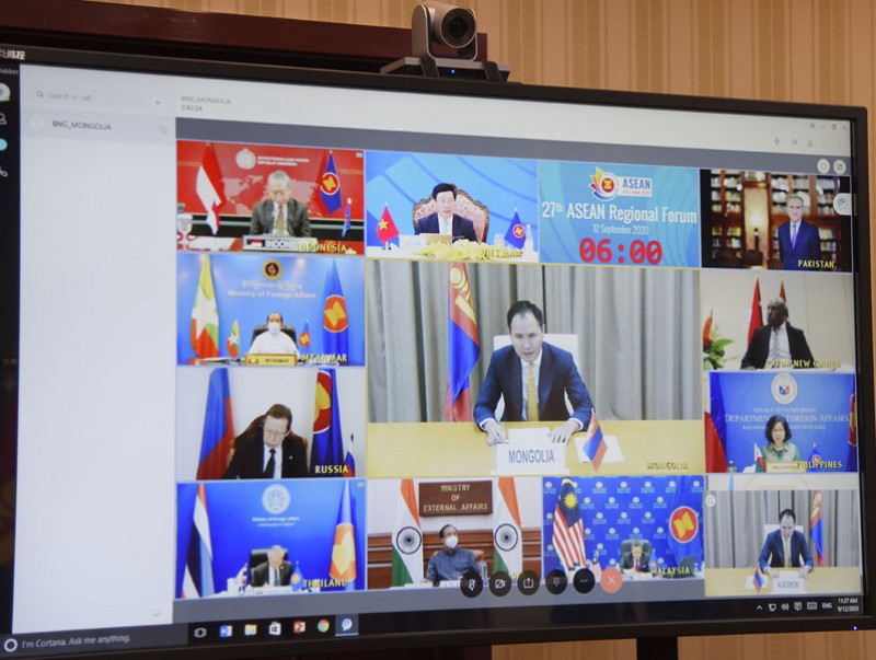 АСЕАН-ын бүсийн чуулга уулзалтын сайд нарын уулзалтад дэд сайд Б.Мөнхжин оролцов