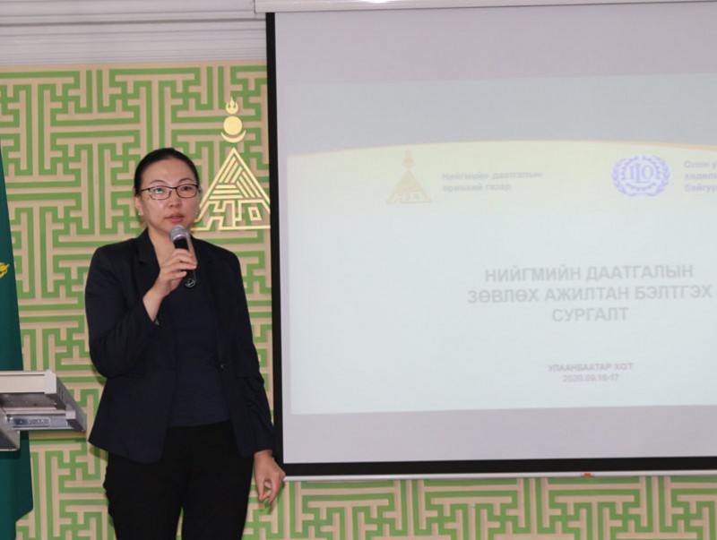 Албан бус хөдөлмөр эрхлэгчдийн төлөөллийг Нийгмийн даатгалын зөвлөх ажилтнаар бэлтгэж байна