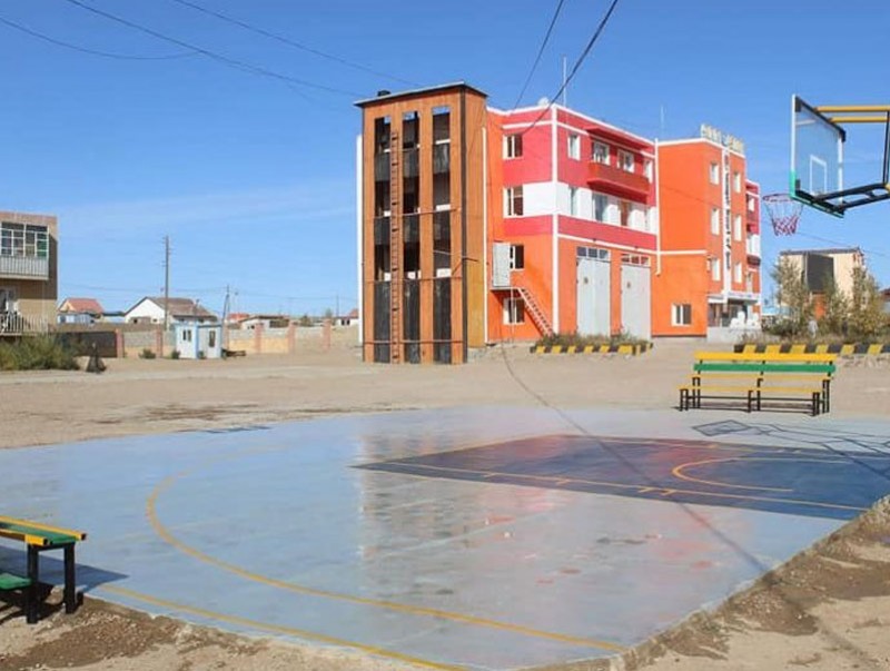 Дундговь аймагт 3х3 сагсан бөмбөгийн талбайг байгууллаа