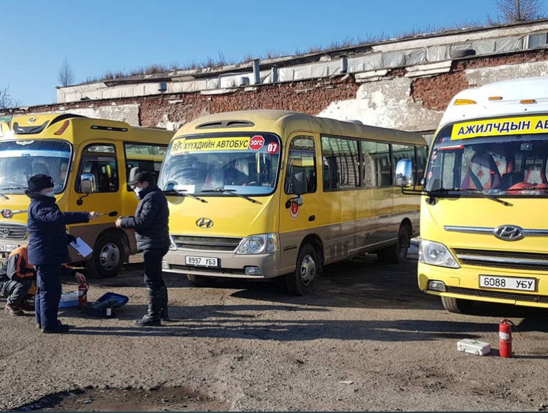 Сургуулийн хүүхэд тээвэрлэх автобусны зөвшөөрөл олгох үзлэг хийгдэж дууслаа