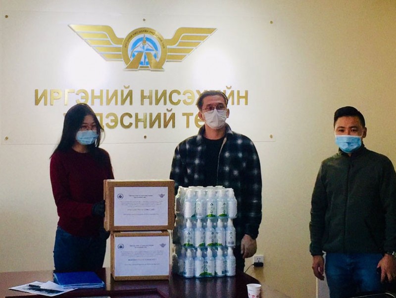 Xансеогийн оюутнууд хандив илгээжээ