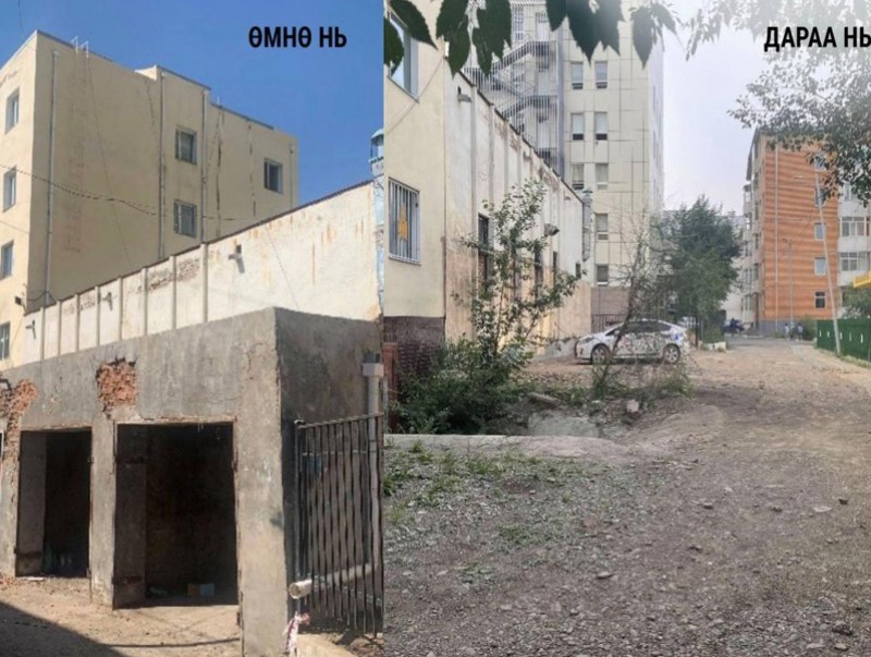 Сүхбаатар дүүрэгт зөвшөөрөлгүй барьсан грашуудыг үе шаттай албадан буулгана