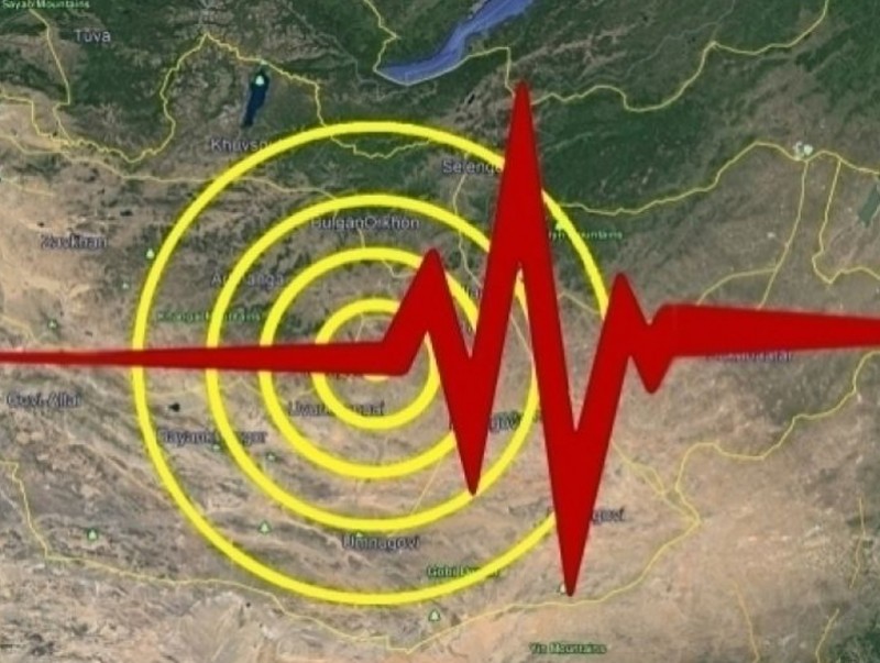 Таван магнитудын хүчтэй газар хөдлөлт боллоо