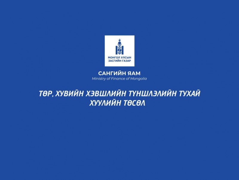 Төр хувийн хэвшлийн түншлэлийн тухай хуулийн төсөл