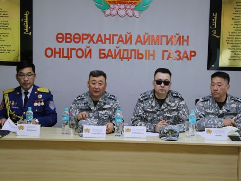 Ажлын хэсэг Өвөрхангай аймагт ажиллалаа