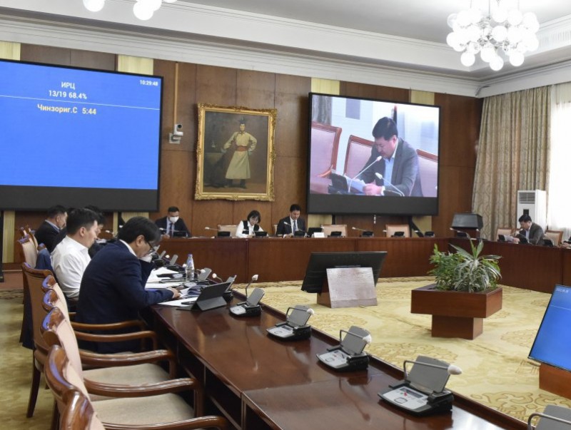 Хянан шалгах түр хорооны бүрэлдэхүүнд өөрчлөлт оруулах тухай УИХ-ын тогтоолын төслийг хэлэлцэв