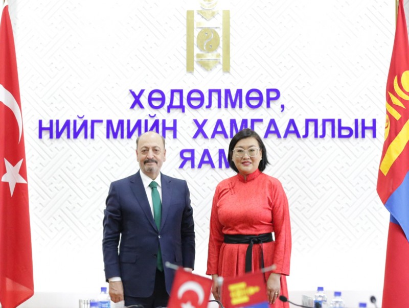 Бүгд Найрамдах Турк Улсын Хөдөлмөр, нийгмийн хамгааллын сайд Монгол Улсад албан айлчлал хийж байна